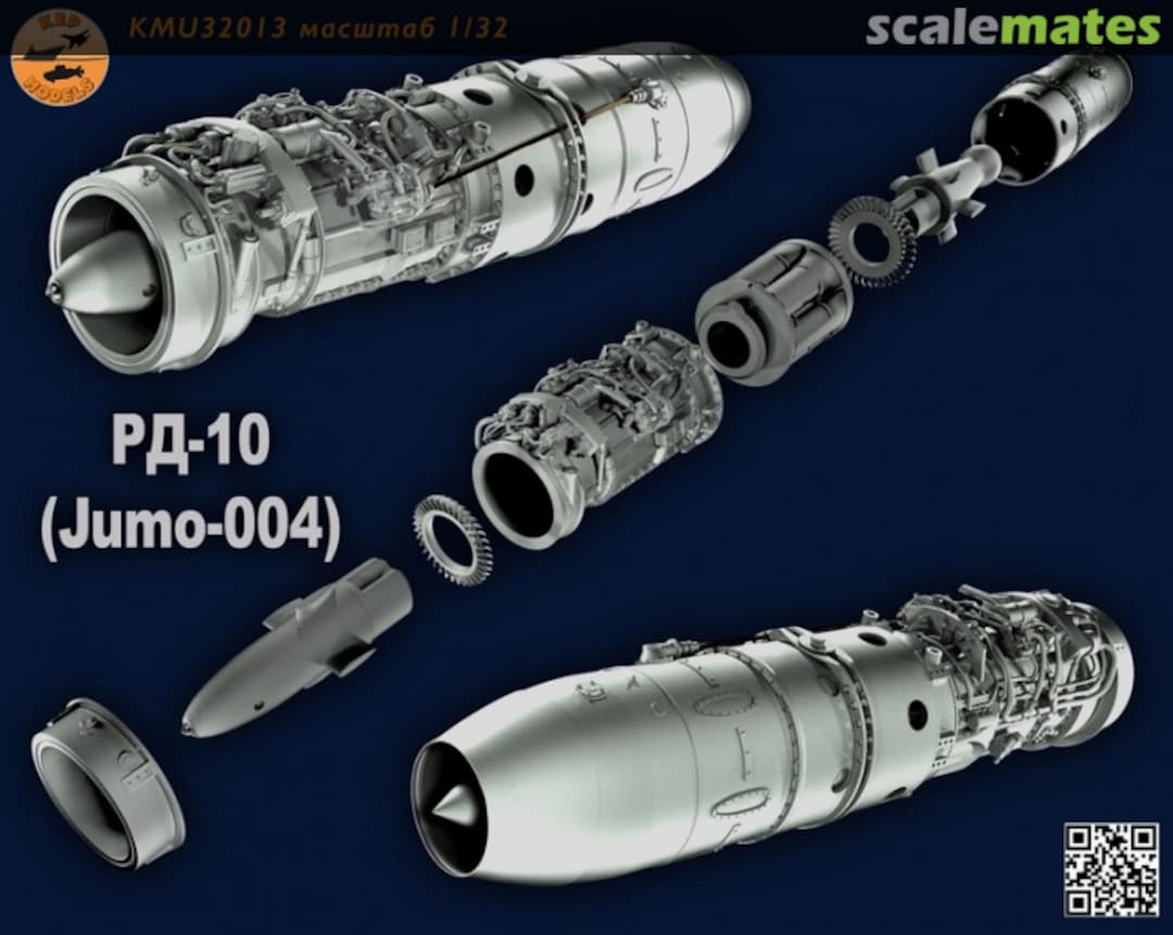 Boxart RD-10 engine (Jumo-004) KMU32013 KEPmodels Boxart RD-10 engine (Jumo-004) KMU32013 KEPmodels