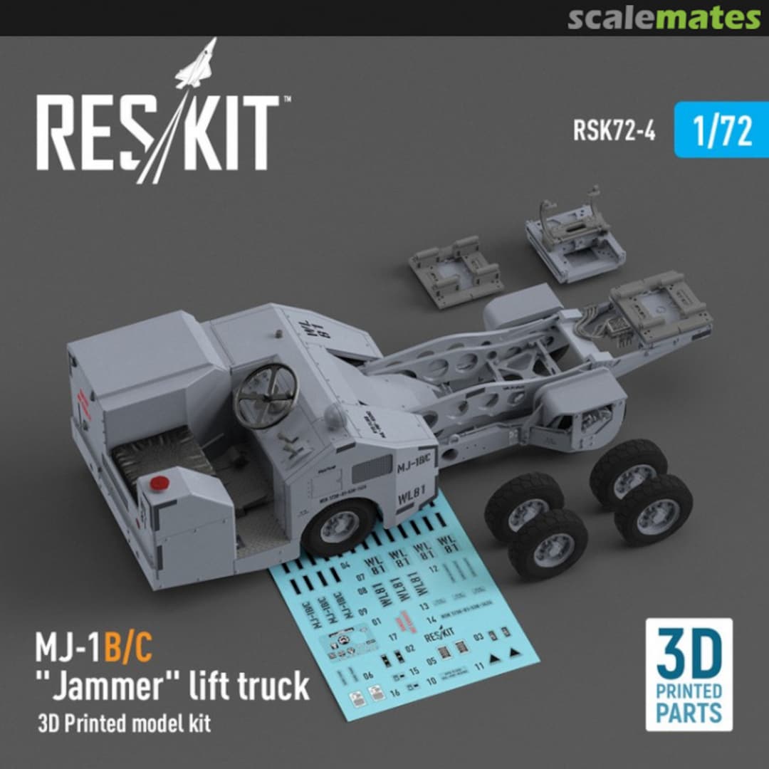 Boxart MJ-1B/C "Jammer" lift truck RSK72-0004 ResKit Boxart MJ-1B/C "Jammer" lift truck RSK72-0004 ResKit