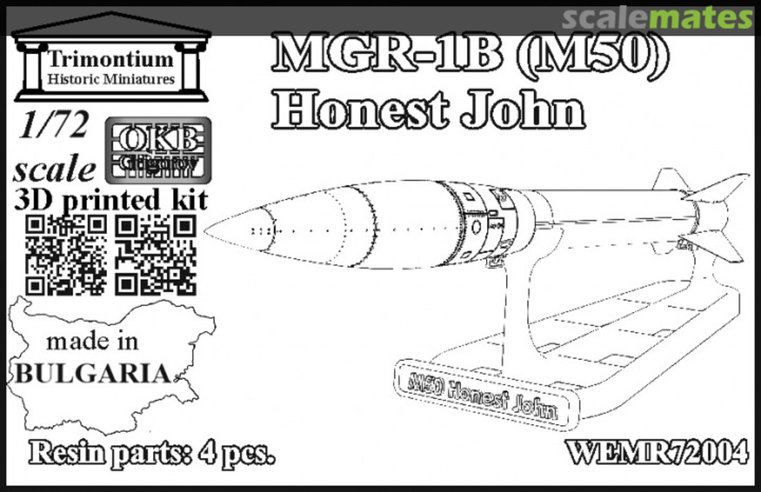 Boxart MGR-1B (M50) Honest John WEMR72004 OKB Grigorov Boxart MGR-1B (M50) Honest John WEMR72004 OKB Grigorov