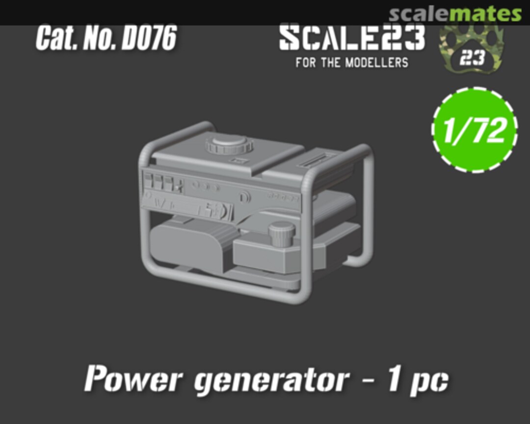 Boxart Power Generator 72-D076 Scale23 Boxart Power Generator 72-D076 Scale23