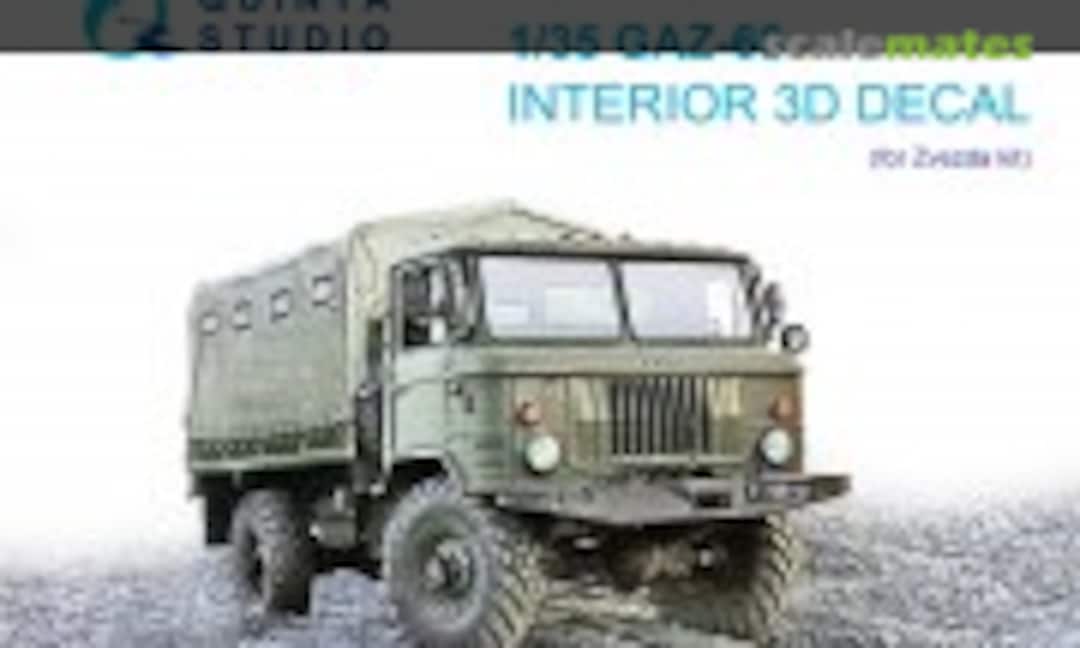 1:35 GAZ-66 interior 3D decals (Quinta Studio QD35152) QD35152