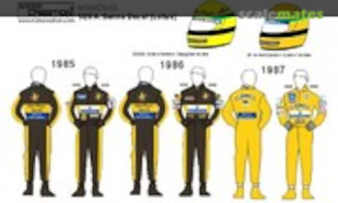 1:20 A.Senna Decal (Lotus 1985 - 87) (MSM Creation MSMD048) MSMD048