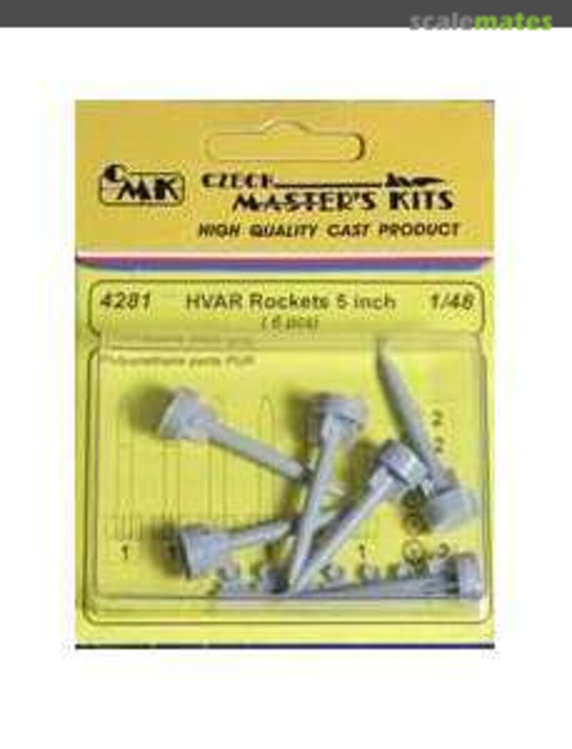 Boxart HVAR Rockets 5 inch (6 pcs) 4281 CMK Boxart HVAR Rockets 5 inch (6 pcs) 4281 CMK