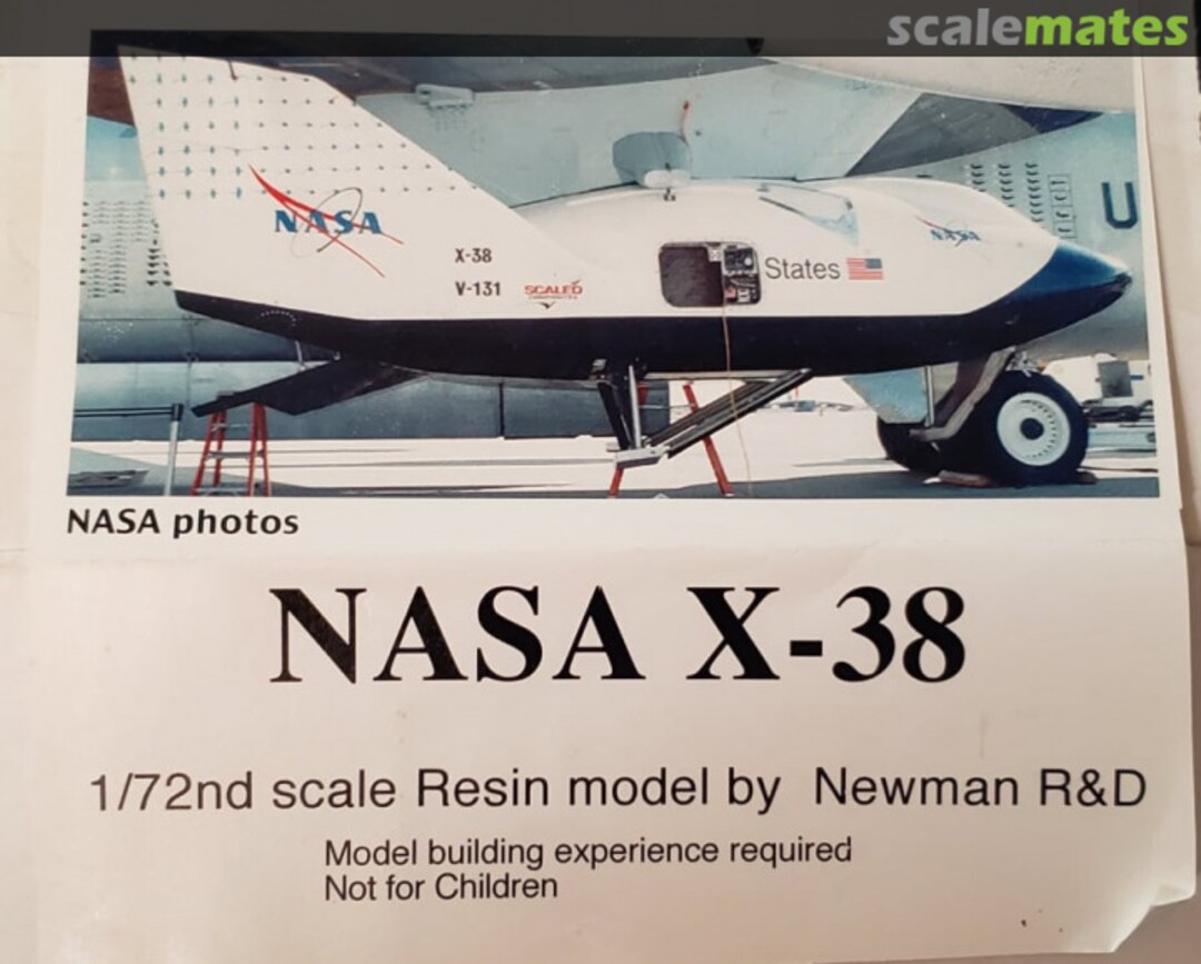 Boxart NASA X-38 7217 Muroc Models Boxart NASA X-38 7217 Muroc Models
