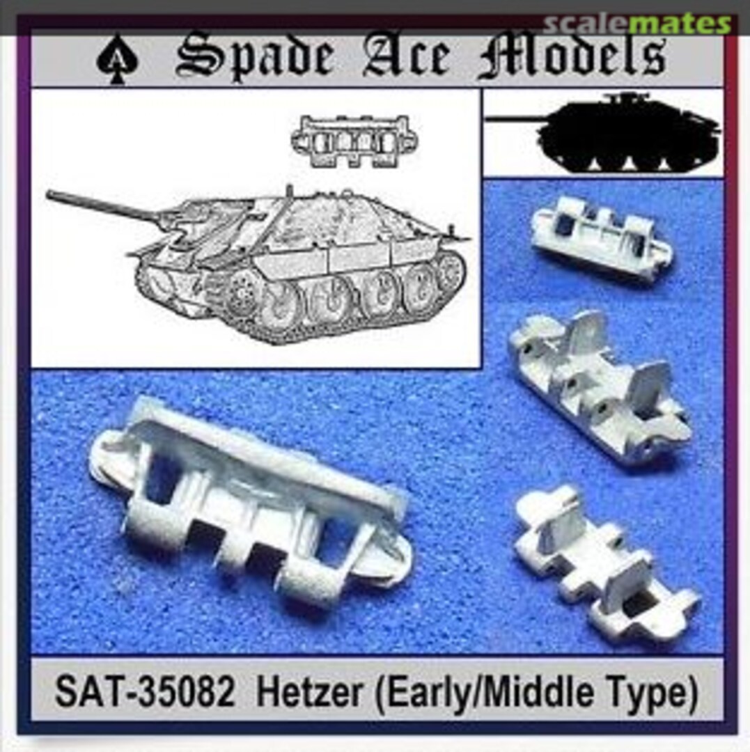 Boxart Metal Tracks Hetzer Early/Middle Type SAT-35082 Spade Ace Models Boxart Metal Tracks Hetzer Early/Middle Type SAT-35082 Spade Ace Models