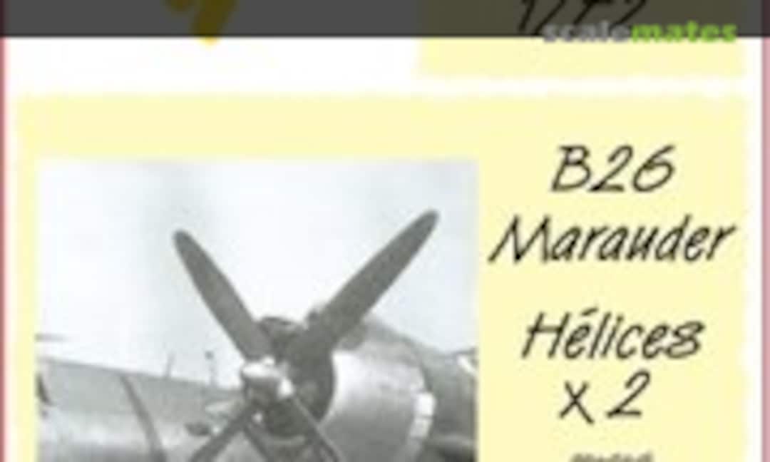 1:72 B26 Marauder Hélices x2 - Propellers x2 (Model Art Decal System M.Access 008) M.Access 008