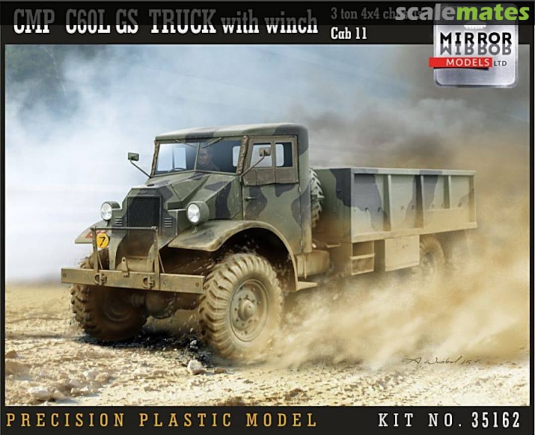 Boxart CMP C60L GS Truck with winch 35162 MIRROR Models Boxart CMP C60L GS Truck with winch 35162 MIRROR Models