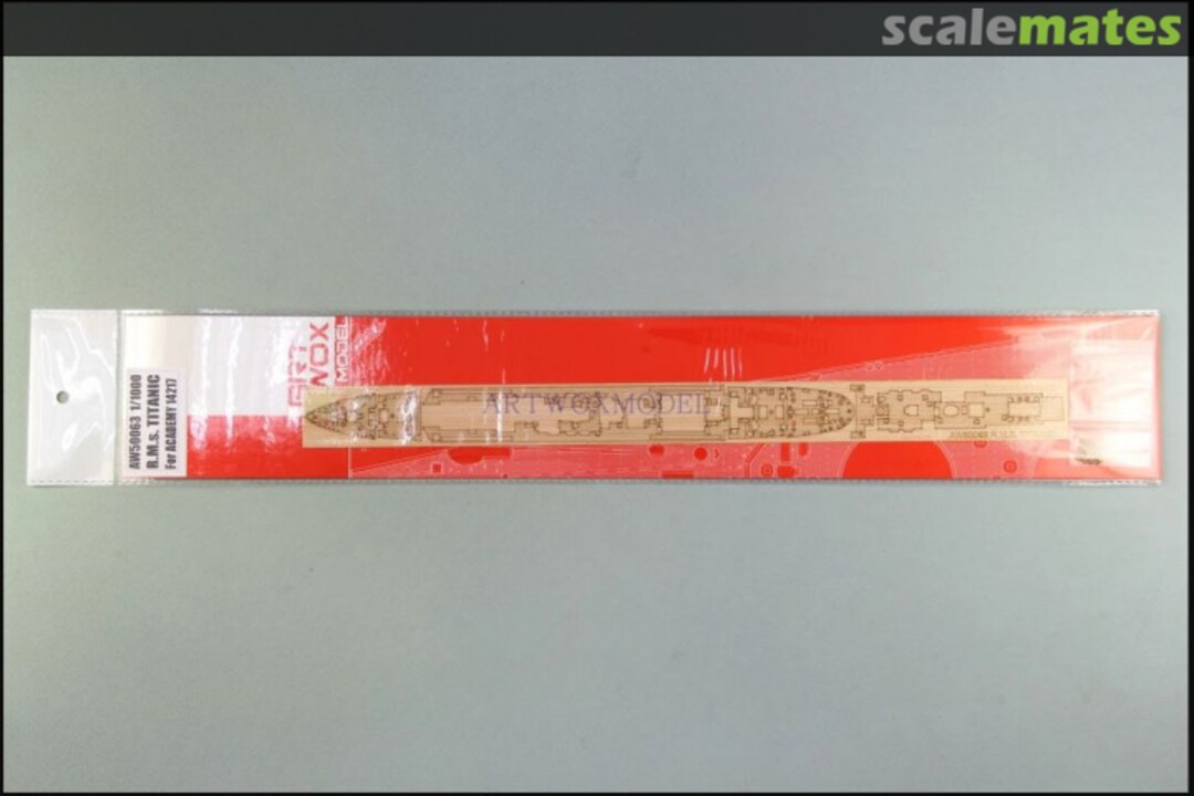 Boxart RMS Titanic MCP Wooden Deck Set for Academy kit #14217 AW50063 ArtwoxModel