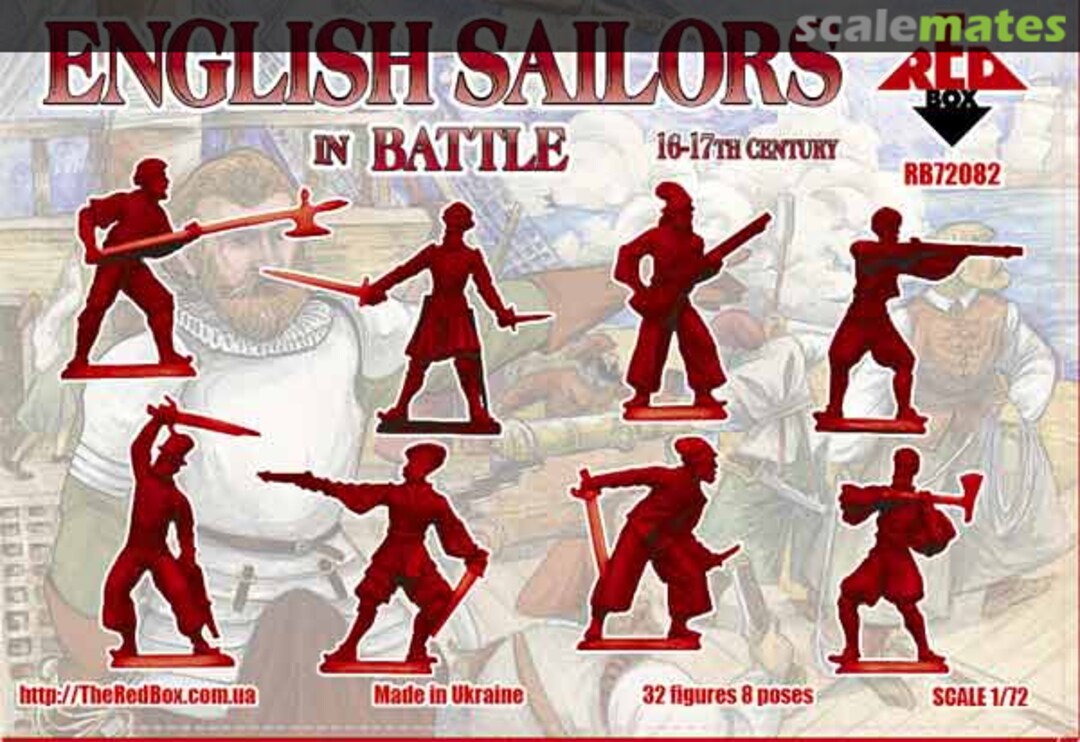 Contents English Sailors in Battle RB72082 Red Box Contents English Sailors in Battle RB72082 Red Box