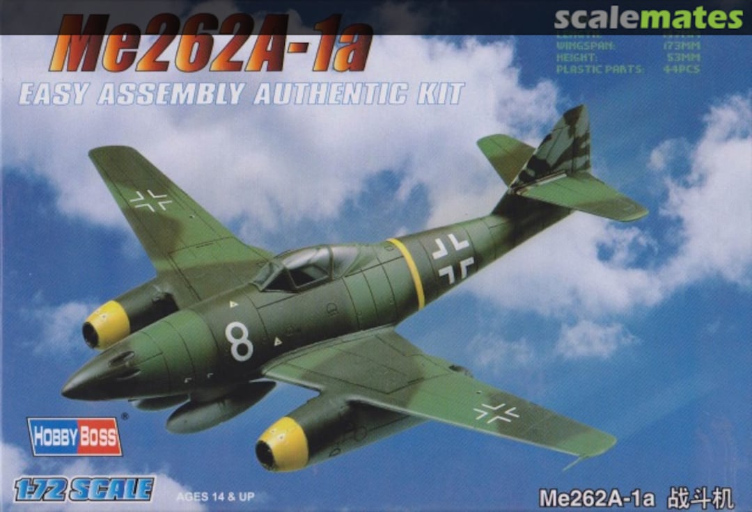 Boxart Me262A-1a 80249 HobbyBoss