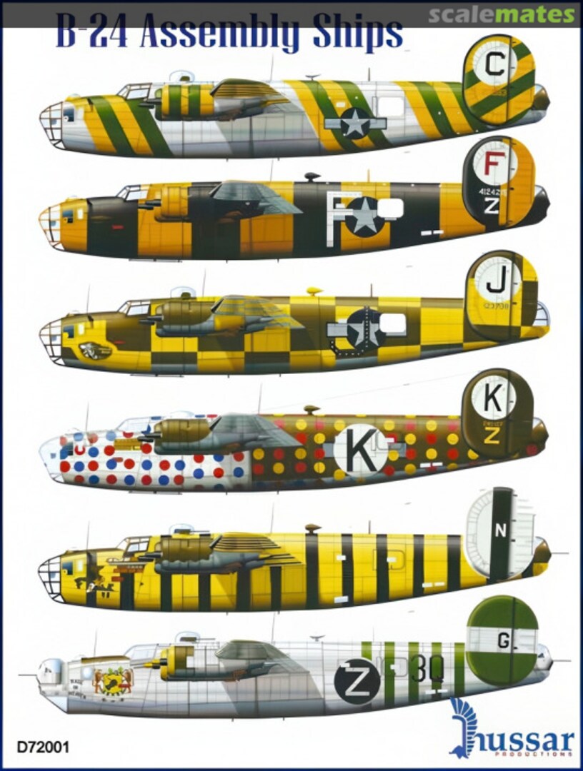 Boxart B-24 Assembly Ships D72001 Hussar Productions Boxart B-24 Assembly Ships D72001 Hussar Productions