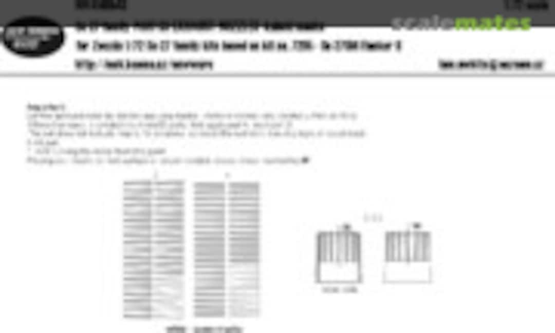 1:72 Su-27 family PART C3 EXHAUST NOZZLES kabuki masks (New Ware NWAM0543) NWAM0543