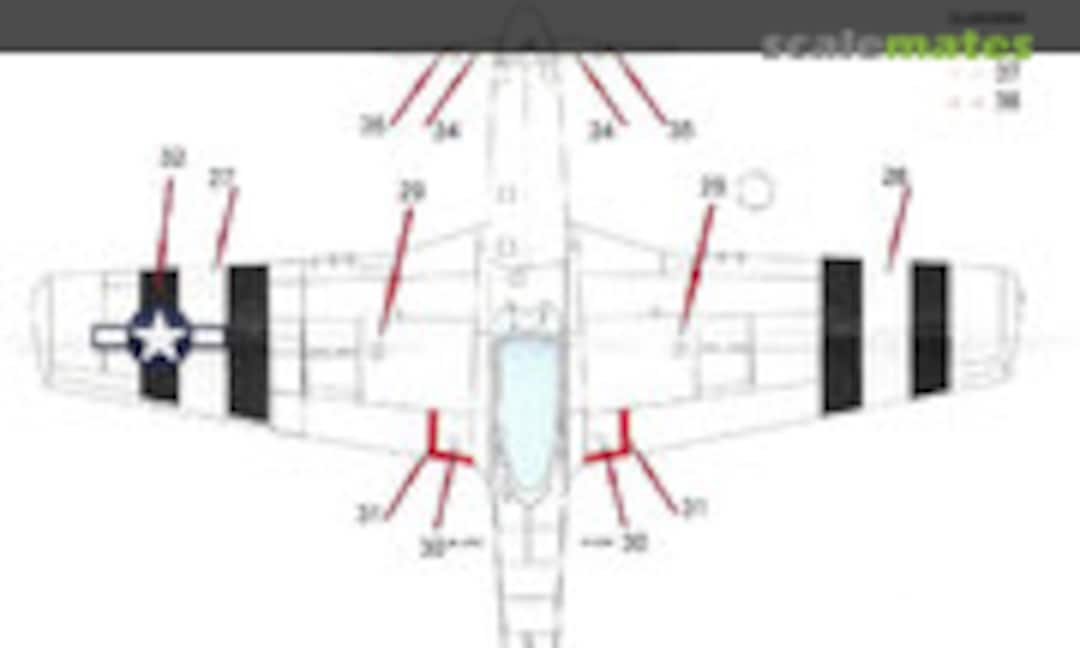 1:72 P-51D-15-NA Capt. "Chuck" Yeager 357th FG (Peddinghaus-Decals EP 2571)