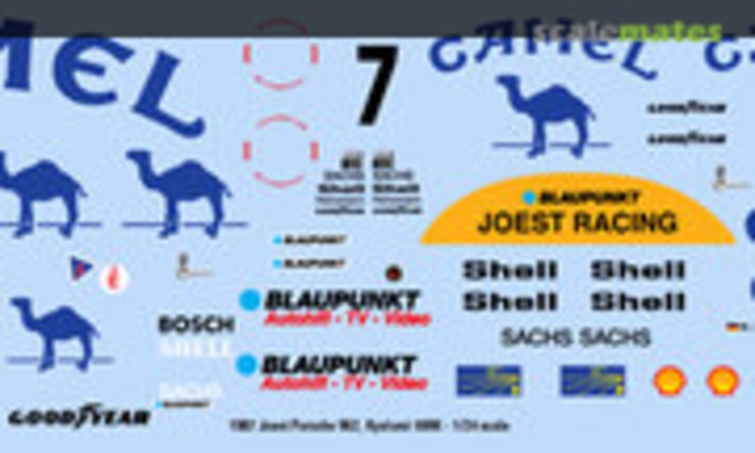 1:24 Porsche 962 C #129 "CAMEL" (Indycals )