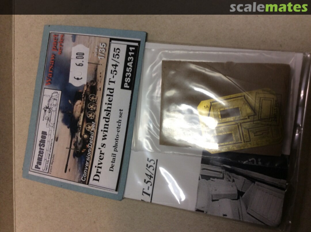 Boxart Driver’s Windshield T-54/55 PS35A311 PanzerShop Boxart Driver’s Windshield T-54/55 PS35A311 PanzerShop