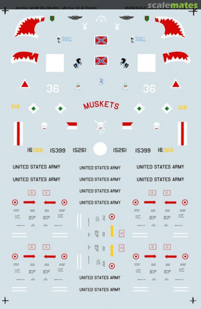 Boxart AH-1G and UH-1C 72-496 Microscale Boxart AH-1G and UH-1C 72-496 Microscale