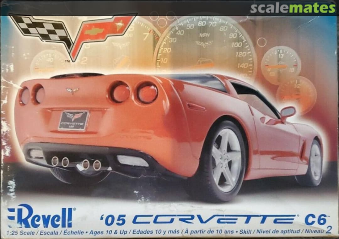 Boxart '05 Corvette C6 85-2840 Revell Boxart '05 Corvette C6 85-2840 Revell