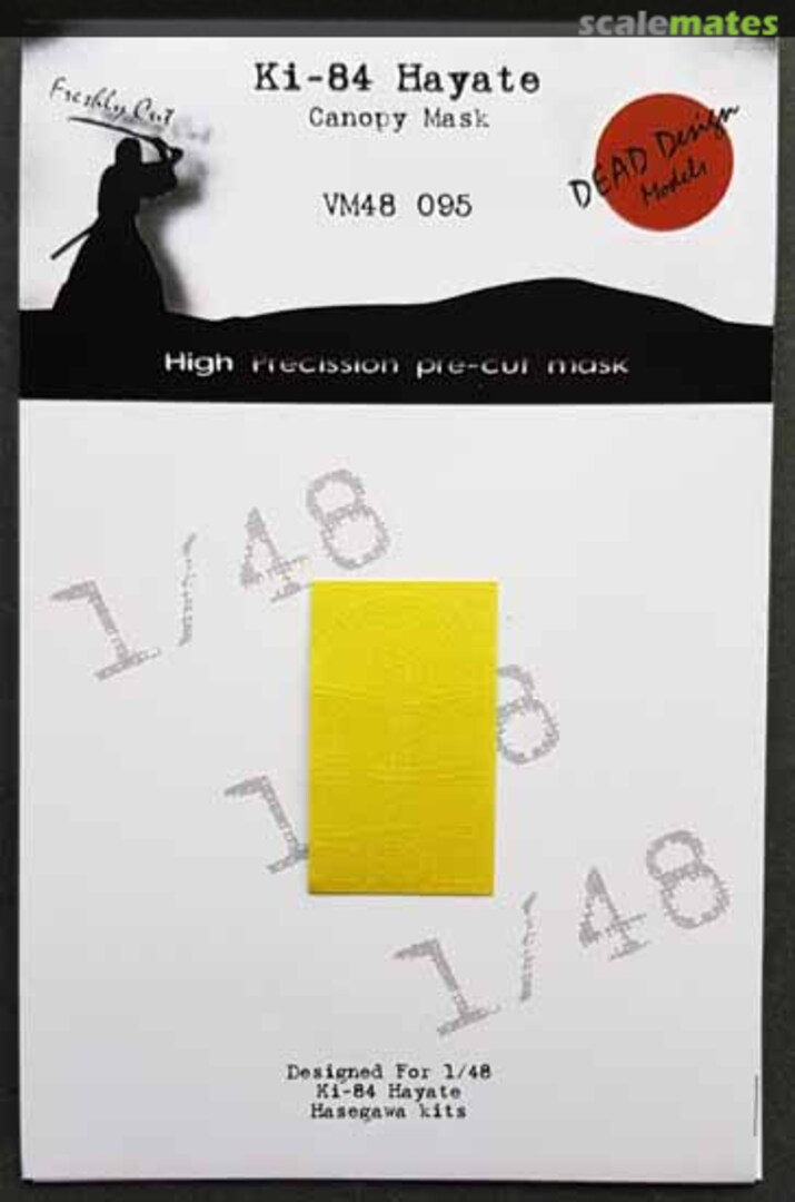 Boxart Nakajima Ki-84 Hayate Mask VM48095 DEAD Design Models Boxart Nakajima Ki-84 Hayate Mask VM48095 DEAD Design Models
