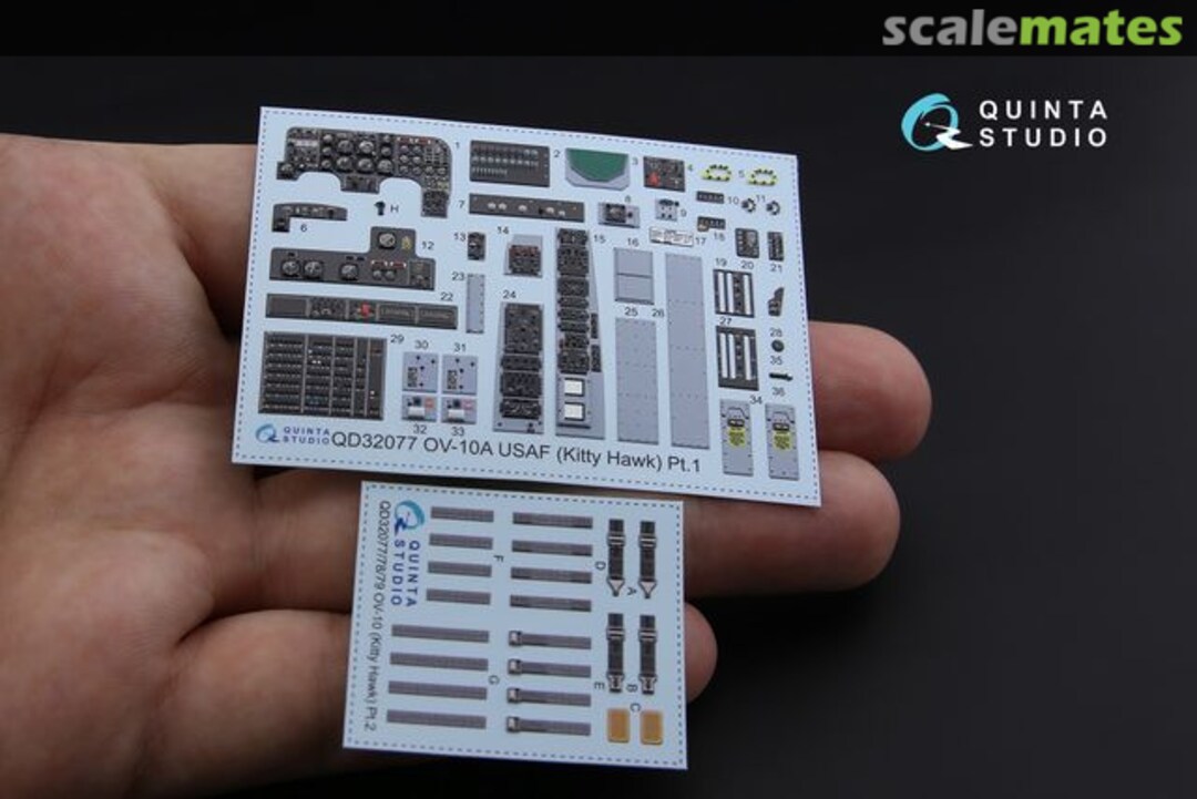 Contents OV-10A Bronco (USAF) interior 3D decals QD32077 Quinta Studio Contents OV-10A Bronco (USAF) interior 3D decals QD32077 Quinta Studio
