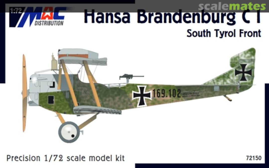 Boxart Hansa-Brandenburg C.I 72150 MAC Distribution
