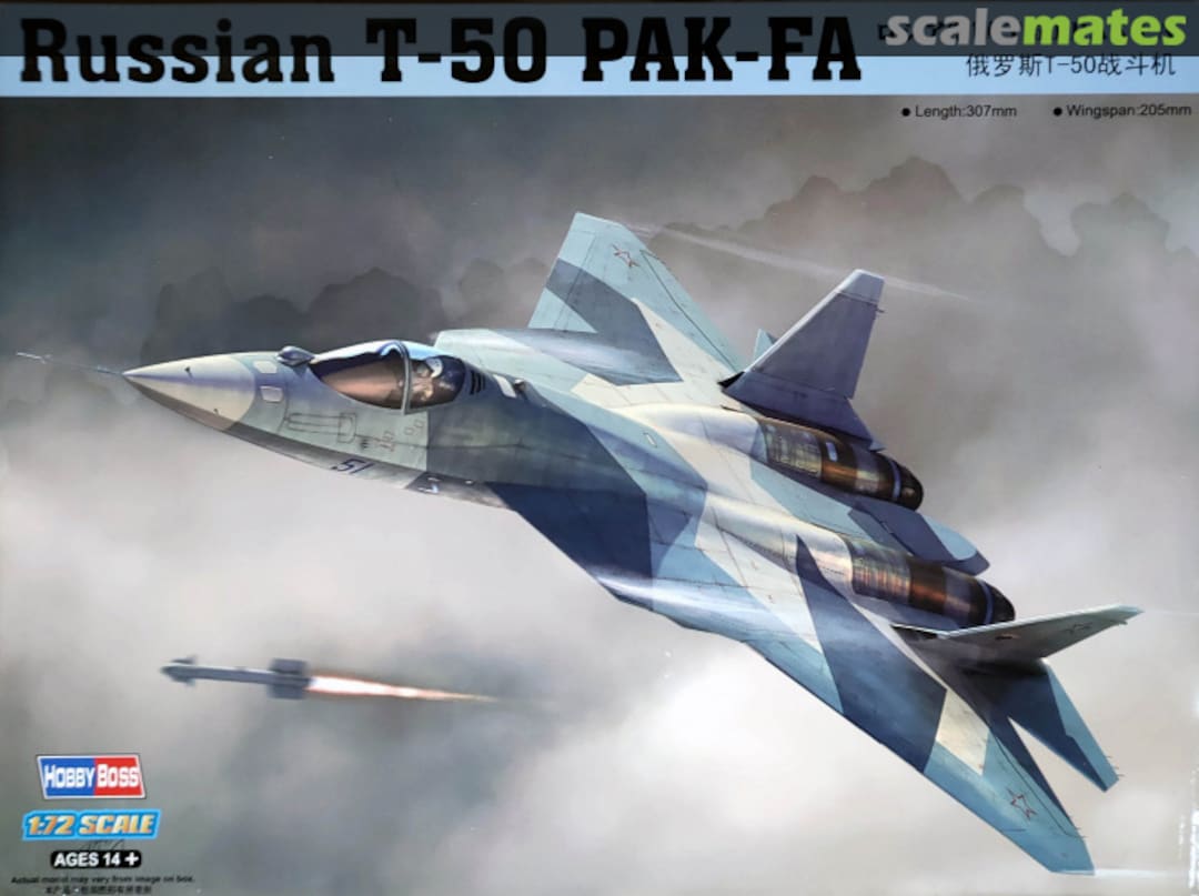 Boxart T-50 PAK-FA 87257 HobbyBoss Boxart T-50 PAK-FA 87257 HobbyBoss