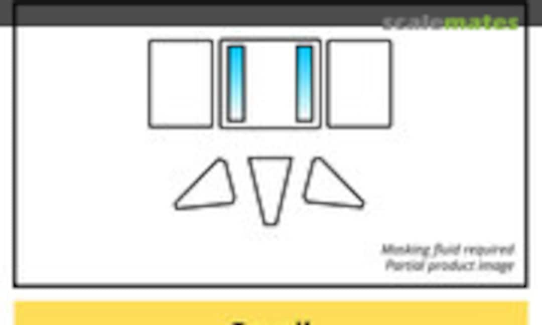 1:72 Fairey Fulmar Mk.1 Canopy Masks (Kit Masx 72-101V) 72-101V