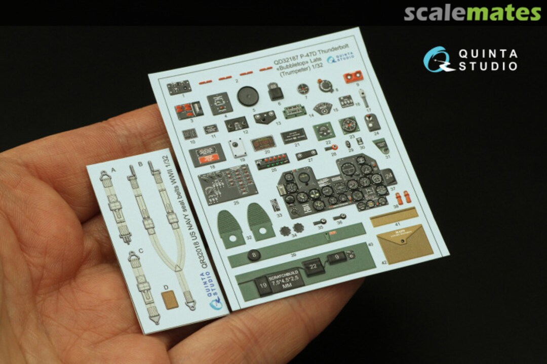 Contents P-47D Thunderbolt "Bubbletop" Late from D-30 production line and up interior 3D decals QD32187 Quinta Studio Contents P-47D Thunderbolt "Bubbletop" Late from D-30 production line and up interior 3D decals QD32187 Quinta Studio