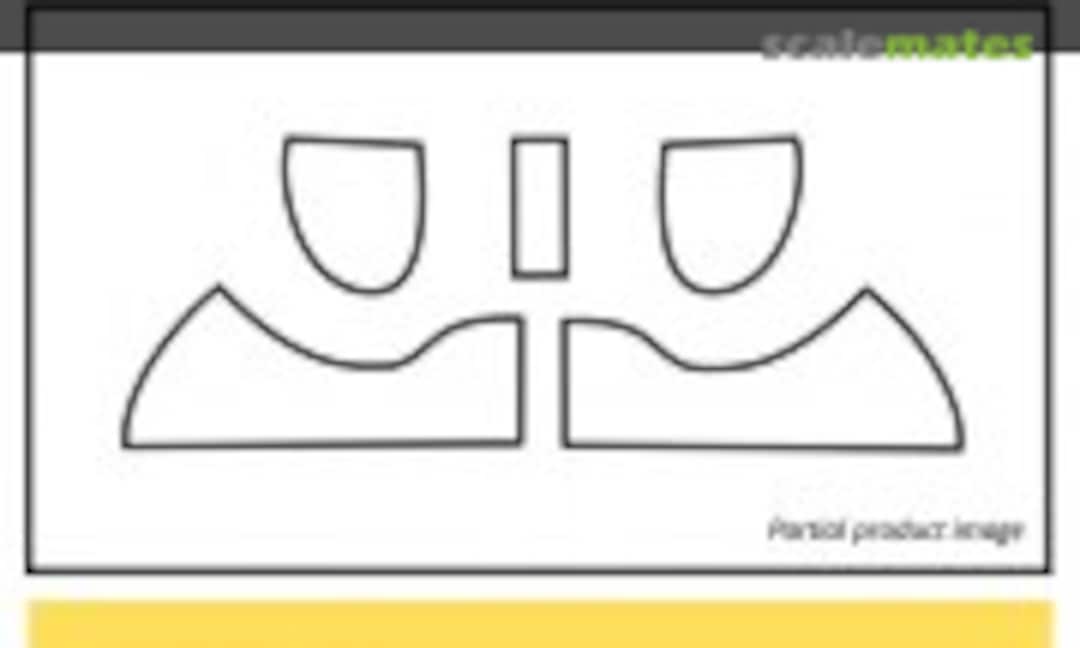 1:72 Caudron 714 Canopy & Wheel Paint Masks (Kit Masx 72-043T) 72-043T