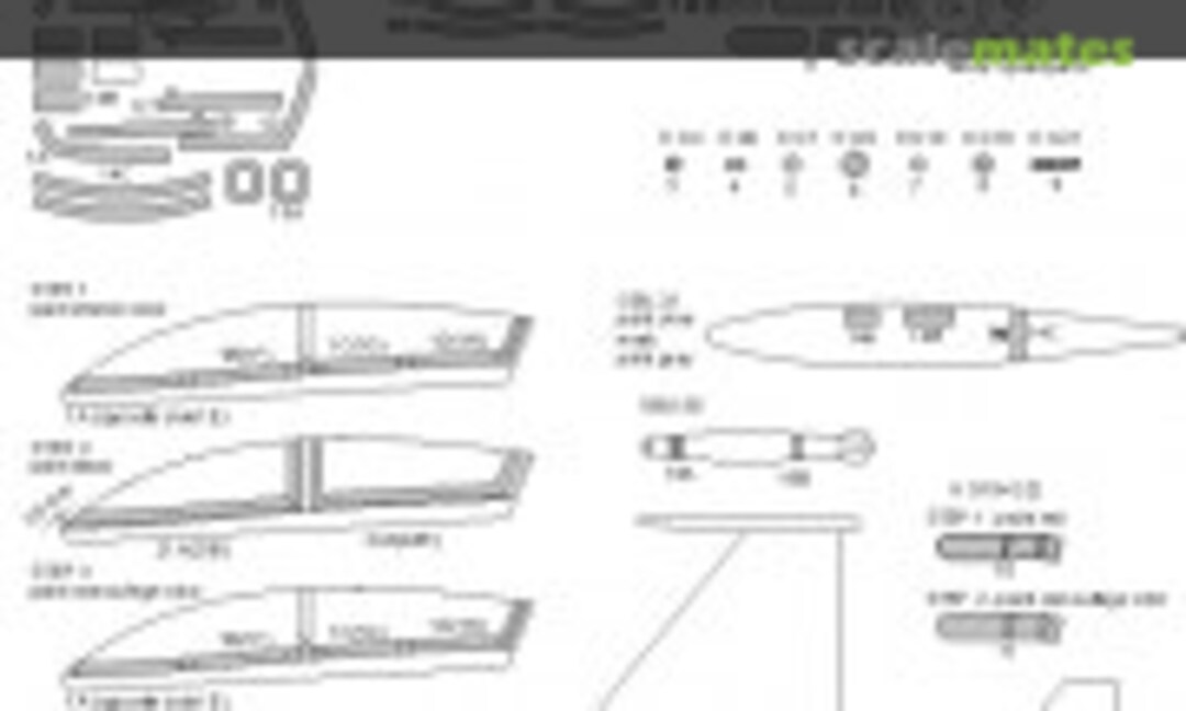 1:48 F-16D Block 30/ 40/ 50 ADVANCED kabuki masks (New Ware NWAM1119) NWAM1119