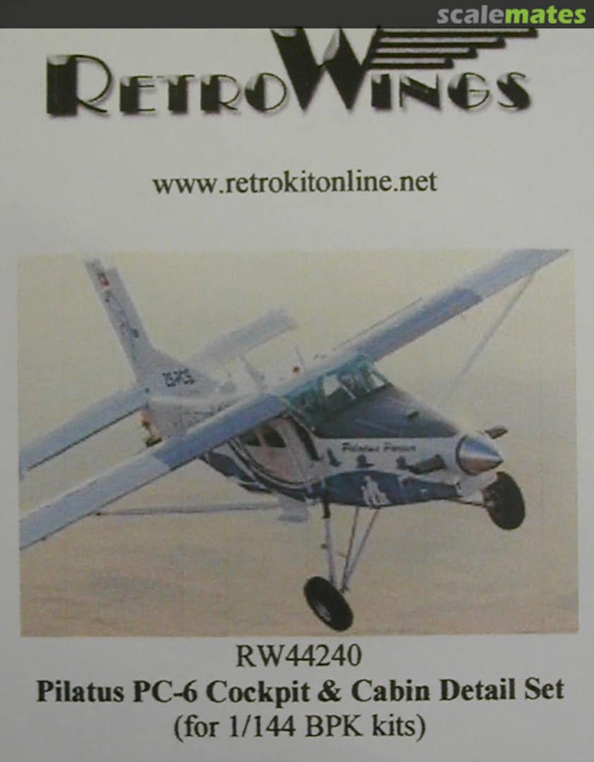 Boxart Pilatus PC-6 Cockpit & Cabin Detail Set RW44240 RetroWings