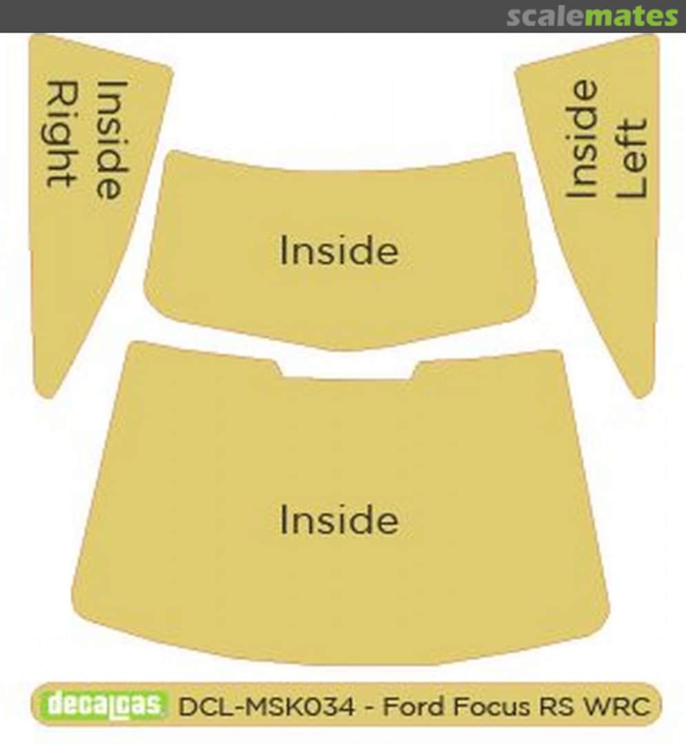 Boxart Ford Focus RS WRC masks DCL-MSK034 Decalcas Boxart Ford Focus RS WRC masks DCL-MSK034 Decalcas