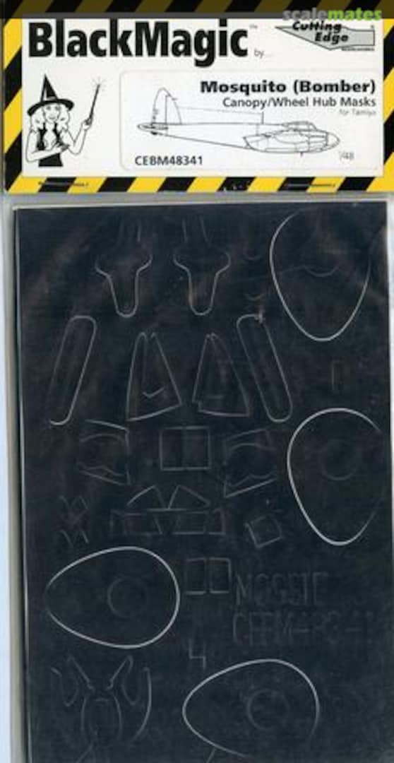 Boxart Mosquito Bomber/PRU Canopy & Wheel Hub Masks CEBM48341 Cutting Edge Modelworks Boxart Mosquito Bomber/PRU Canopy & Wheel Hub Masks CEBM48341 Cutting Edge Modelworks