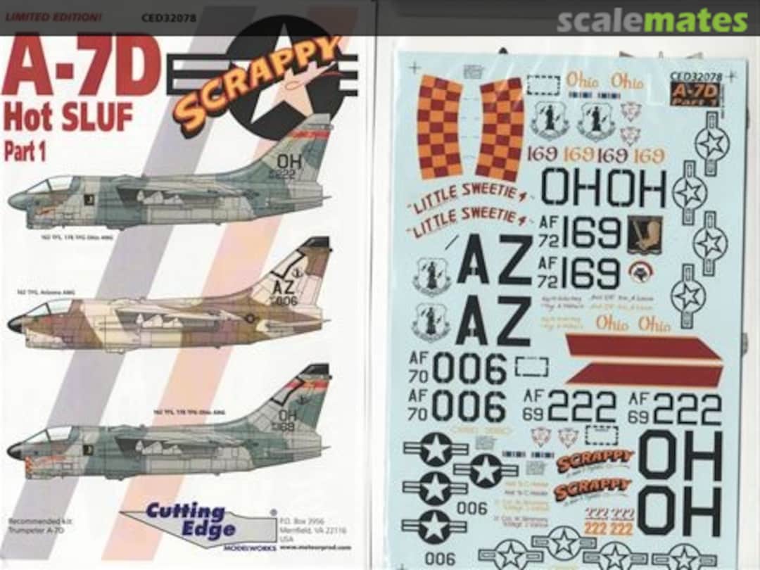 Boxart A-7D Corsair II CED32078 Cutting Edge Modelworks