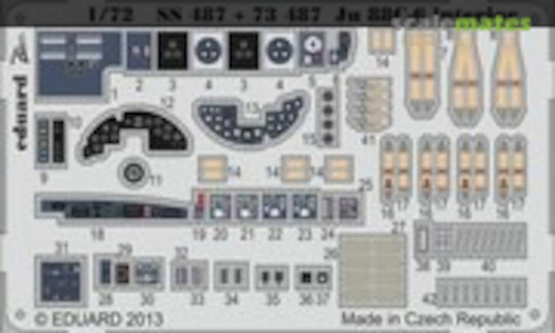 1:72 Ju 88C-6 interior S. A. (Eduard 73487) 73487