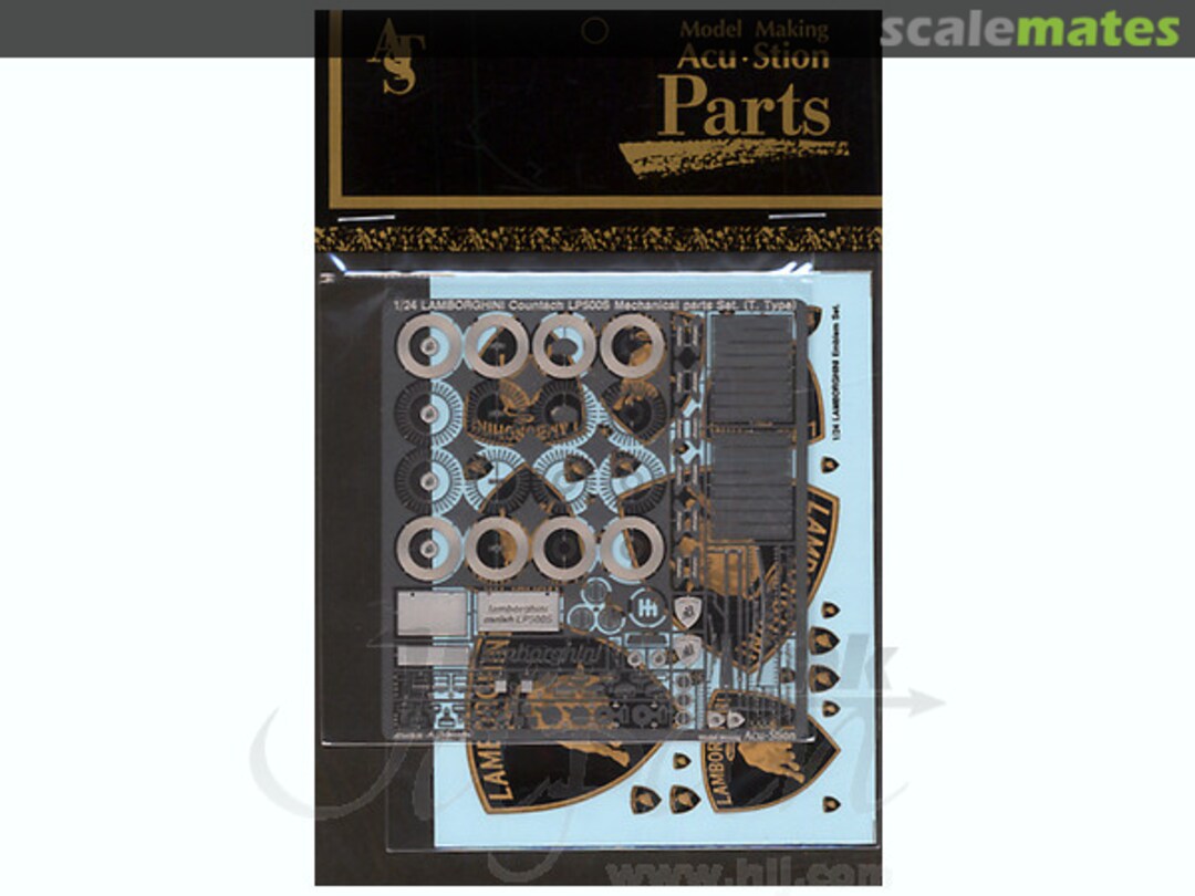 Boxart Lamborghini Countach LP500S Mechanical Parts & Emblem Set ACS8385 Acu-Stion Boxart Lamborghini Countach LP500S Mechanical Parts & Emblem Set ACS8385 Acu-Stion