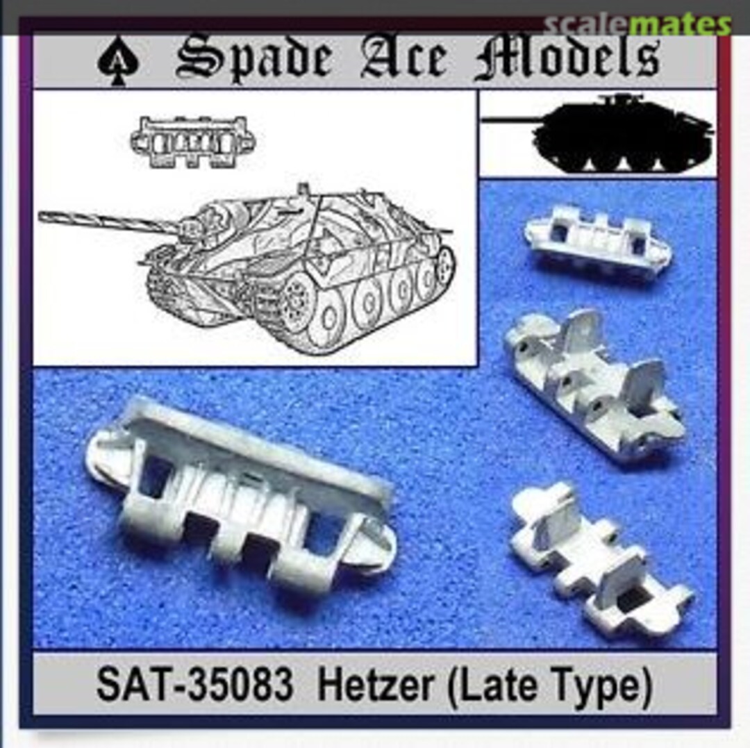 Boxart Metal Tracks Hetzer Late Type SAT-35083 Spade Ace Models Boxart Metal Tracks Hetzer Late Type SAT-35083 Spade Ace Models