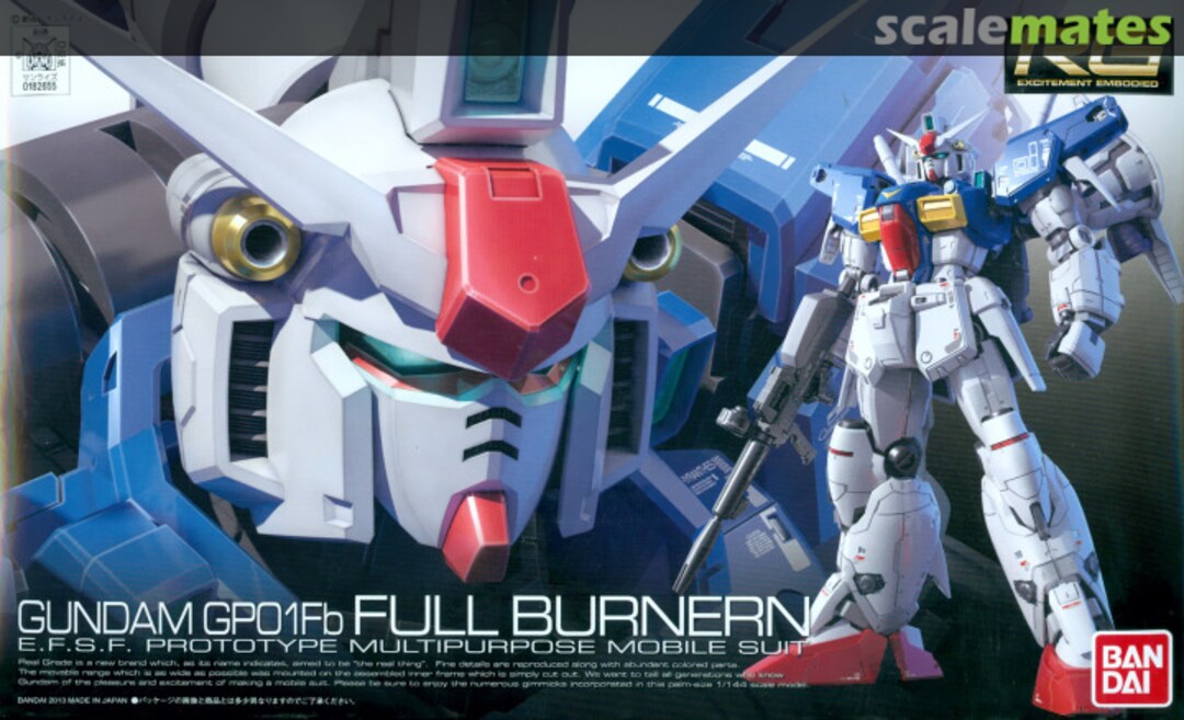 Boxart RX-78 GP01Fb Full Burnern 0182655 Bandai Boxart RX-78 GP01Fb Full Burnern 0182655 Bandai