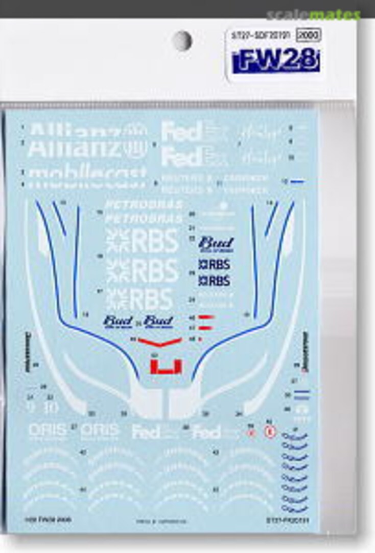 Boxart Williams FW28 ST27-SDF20191C Studio27 Boxart Williams FW28 ST27-SDF20191C Studio27