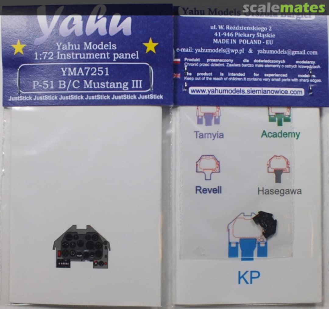 Boxart P-51 B/C Mustang YMA7251 Yahu Models Boxart P-51 B/C Mustang YMA7251 Yahu Models