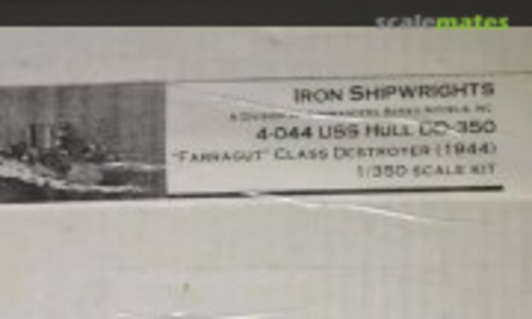 1:350 USS Hull DD-350 (Iron Shipwrights 4-044) 4-044