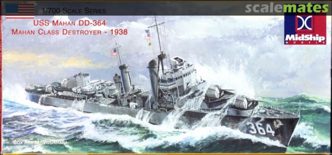 Boxart USS Mahan DD-364 MPK707 MidShip Models Boxart USS Mahan DD-364 MPK707 MidShip Models