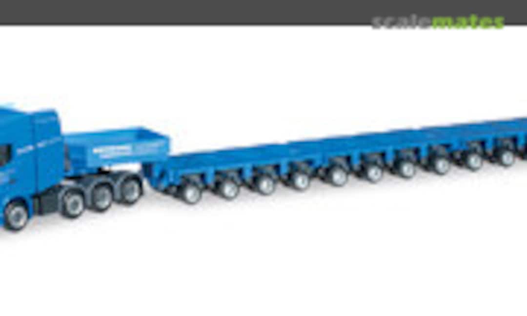 1:87 Mercedes-Benz Actros SLT Tieflade-Sattelzug &quot;Hegmann Transit&quot; (Herpa 304528)