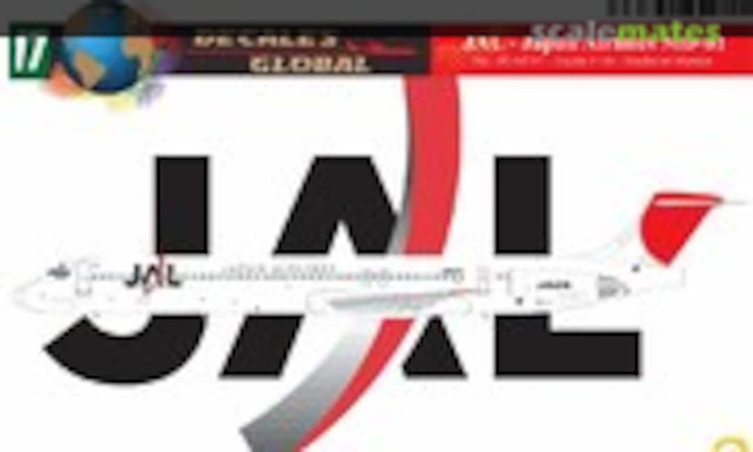 1:144 JAL - JAPAN AIRLINES MD-81 (Decales Global DG14757) DG14757