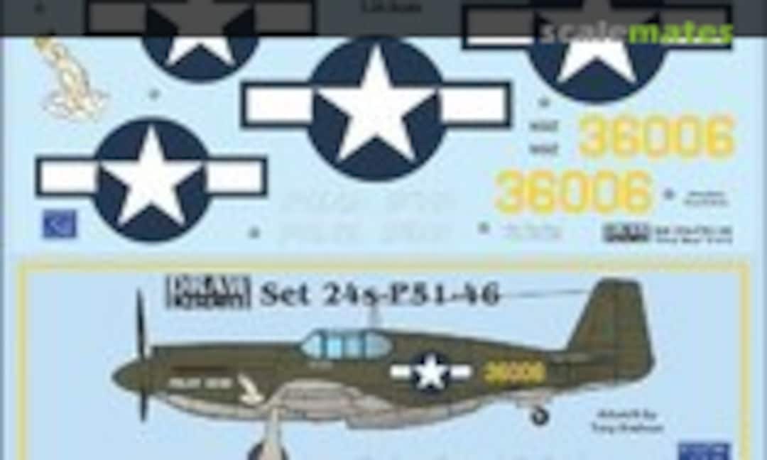 1:24 P-51A "Polar Bear" (Draw Decal 24-P51-46) 24-P51-46