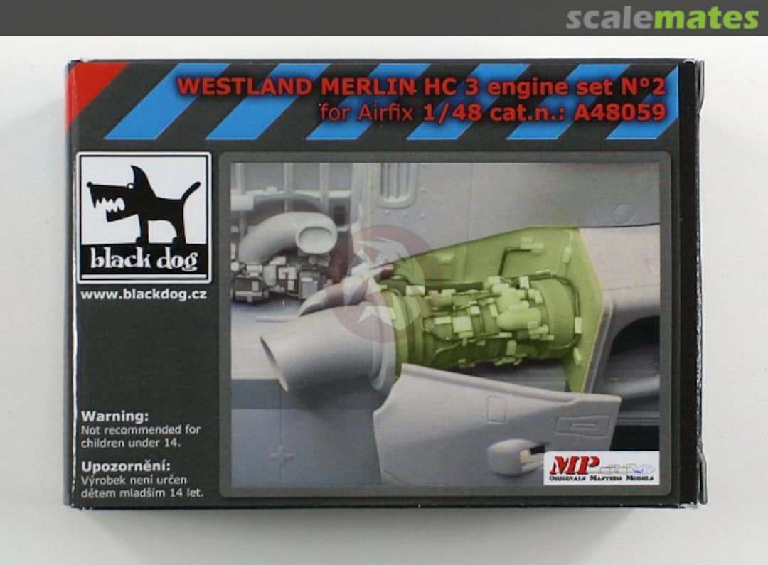 Boxart Westland Merlin HC 3 engine set N°2 A48059 Black Dog Boxart Westland Merlin HC 3 engine set N°2 A48059 Black Dog