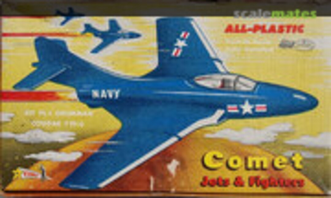 1:82 Grumman F9F-6 Navy COUGAR Jet (Comet PL 1-29)