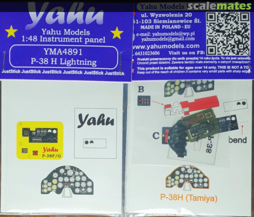 Boxart P-38H Lightning YMA4891 Yahu Models Boxart P-38H Lightning YMA4891 Yahu Models