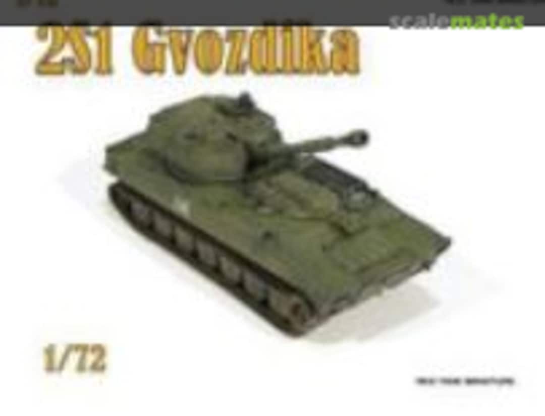 Boxart 2S1 Gvozdika R72044 Red Tank Miniature Boxart 2S1 Gvozdika R72044 Red Tank Miniature
