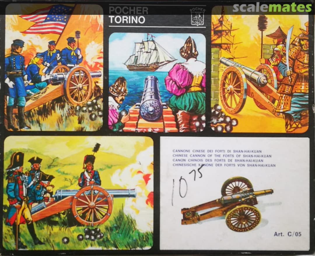 Boxart Cannone Cinese C/05 Pocher Boxart Cannone Cinese C/05 Pocher