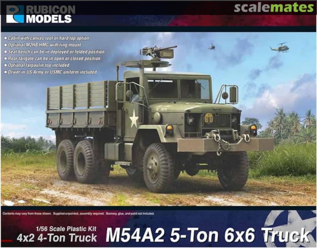 Boxart M54A2 5-Ton 6x6 Truck 280133 Rubicon Models Boxart M54A2 5-Ton 6x6 Truck 280133 Rubicon Models